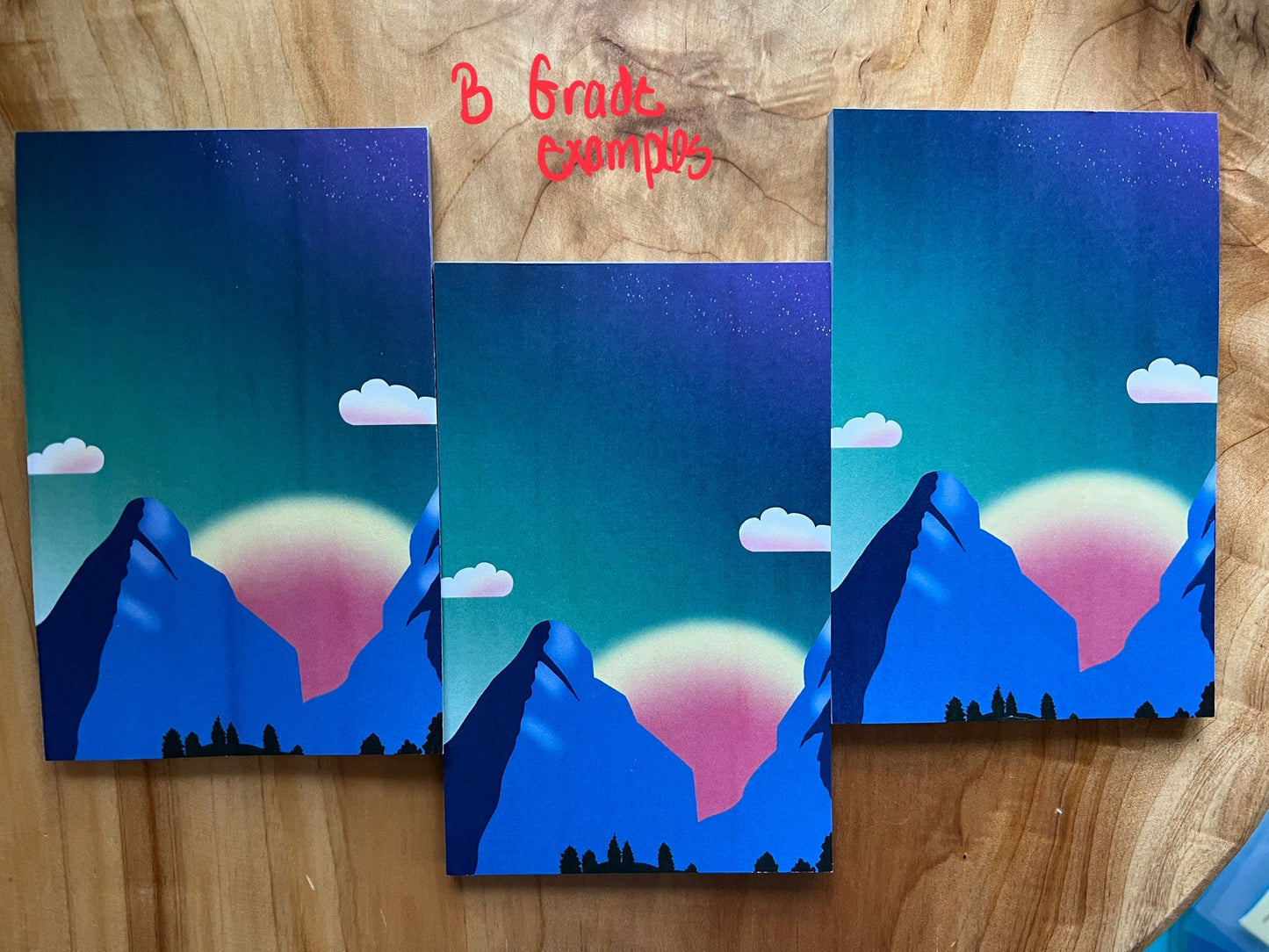 The Journey Begins | Sunrise and Mountain Memo Pad