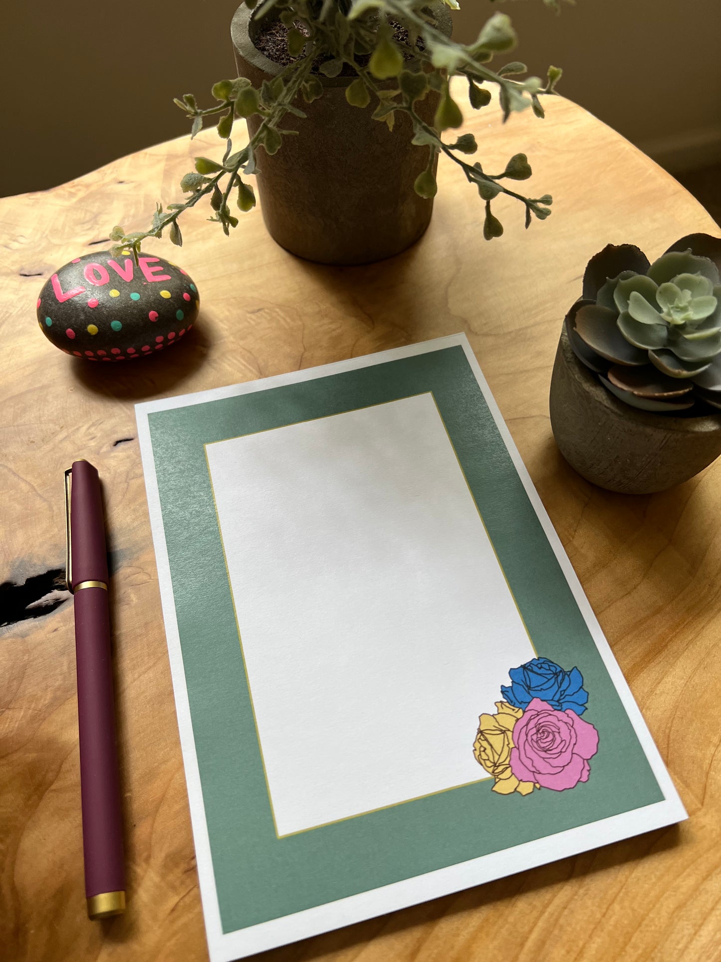 Orpheus's Wedding Bouquet Memo Pad