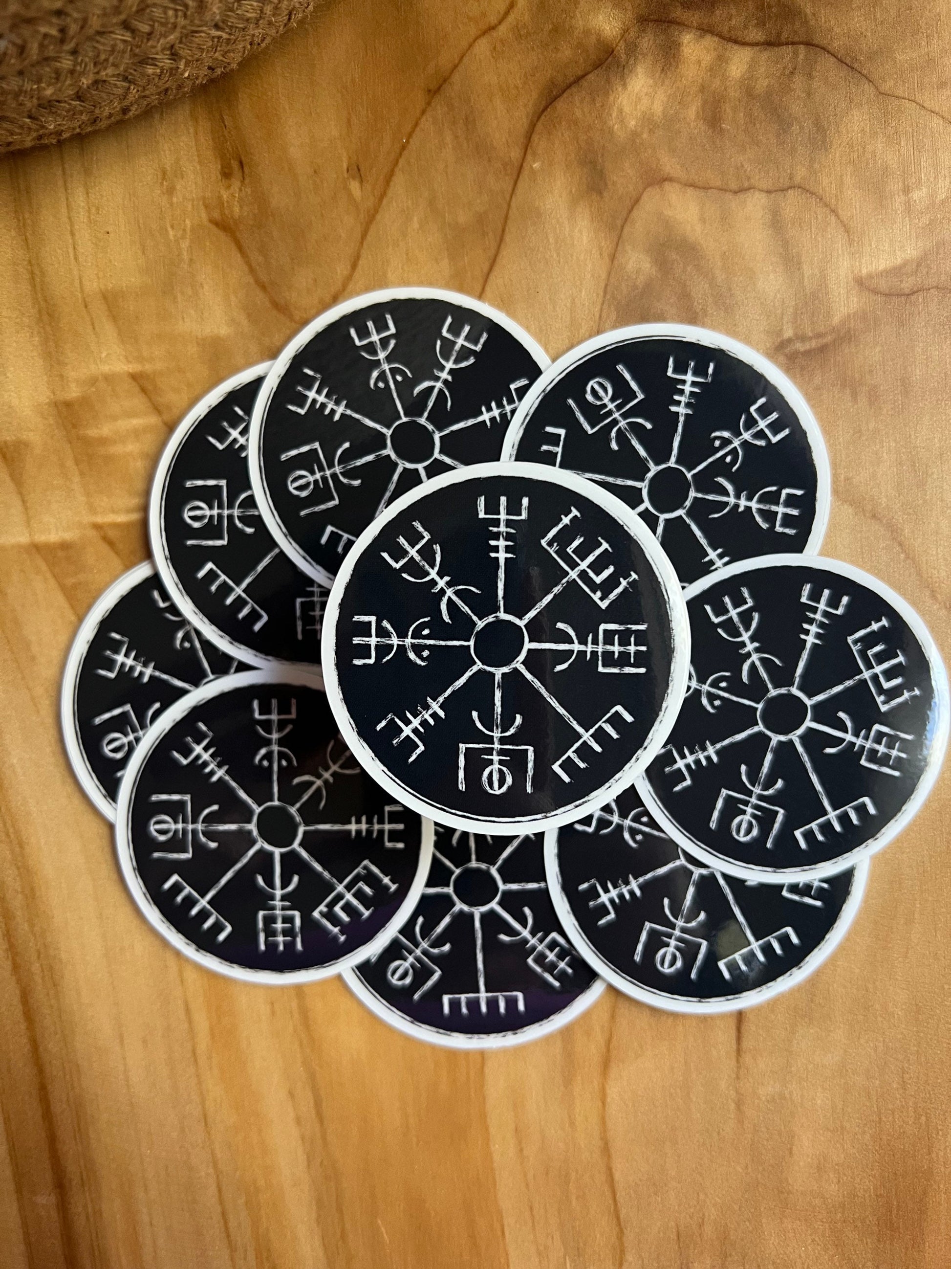 Vegvisir Nordic Rune Vinyl Sticker