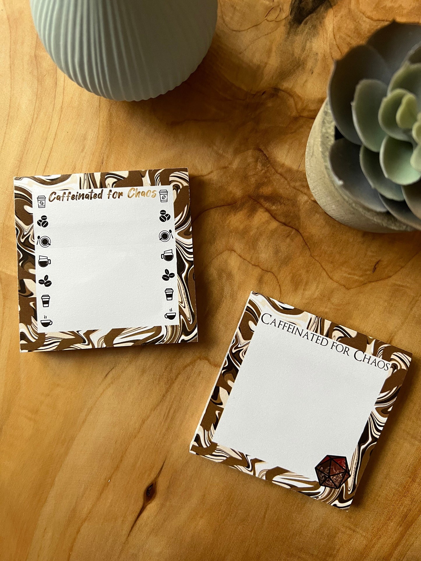 Coffee Themed 3x3 Memo Pad