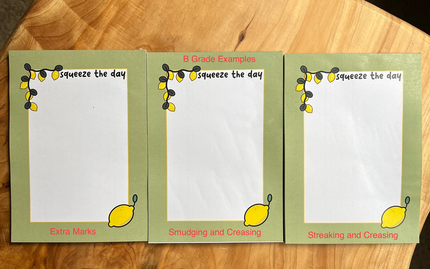 Squeeze the Day Lemon Memo Pad